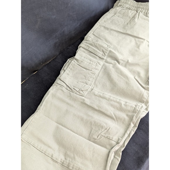 NWT PacSun Baggy Cargo Pant Joggers Drawstring Pull On Green Mens Medium - Picture 8 of 13